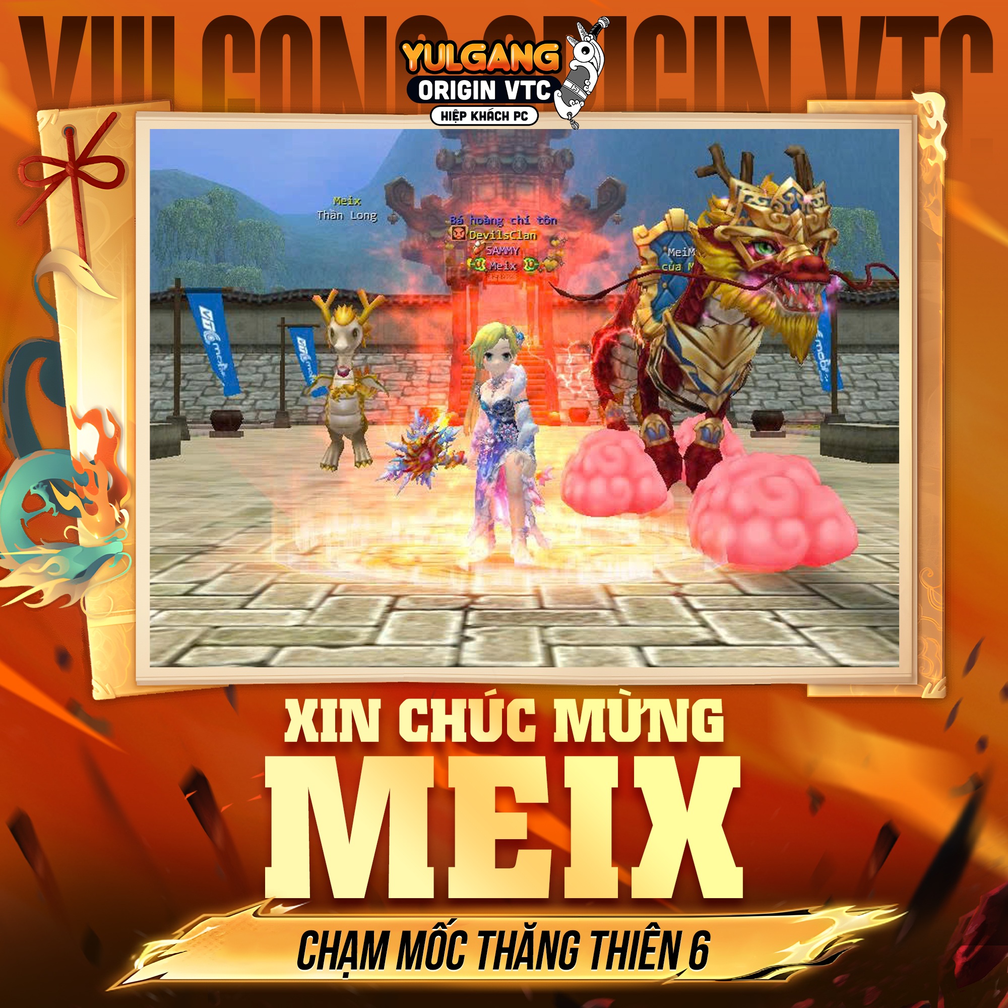 Meix chạm mốc TT6 - Yulgang Origin VTC - Hiệp Khách PC